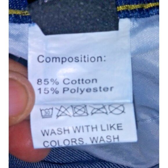 Women jeans straight leg SUNFLOWER PAINTED Sz M distressed floral high rise EUC - Picture 6 of 7